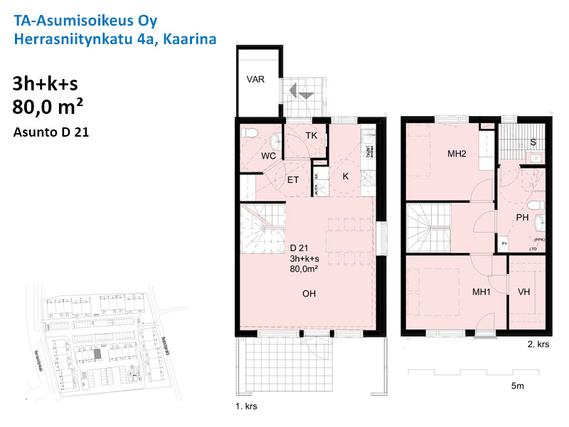 Asumisoikeusasunto Kaarina Piispanristi 3 huonetta