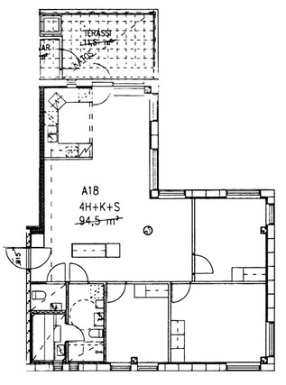 Right of occupancy apartment Helsinki Herttoniemenranta 4 rooms