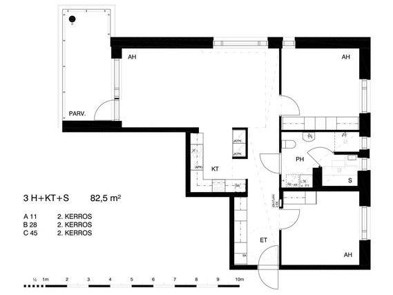 Right of occupancy apartment Helsinki Vuosaari 3 rooms