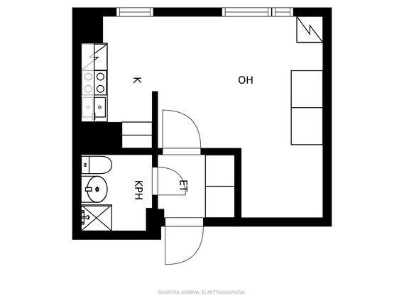 Vuokra-asunto Helsinki Meilahti Yksiö