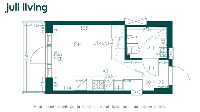 Vuokra-asunto Espoo Niittykumpu Yksiö Tässä yksiössä on toimiva ja tehokas pohja, jossa neliöt hyödynnetty hyvin!