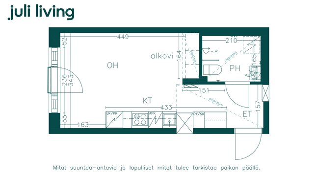 Vuokra-asunto Espoo Niittykumpu Yksiö