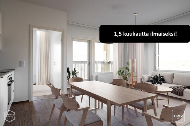 Rental Turku Pukkila 3 rooms Yleiskuva