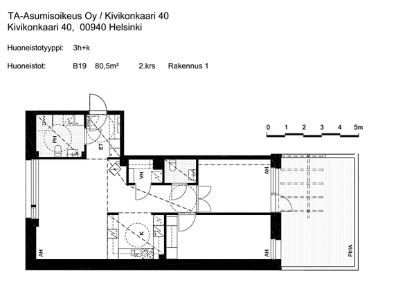 Right of occupancy apartment Helsinki Mellunkylä 3 rooms