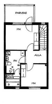 Asumisoikeusasunto Espoo Kauklahti 3 huonetta