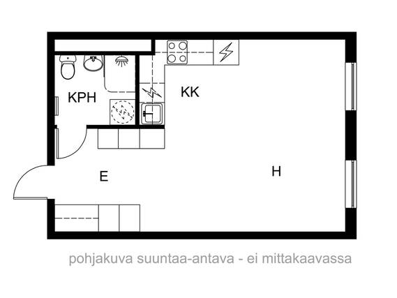 Vuokra-asunto Helsinki Itä-Pasila Yksiö