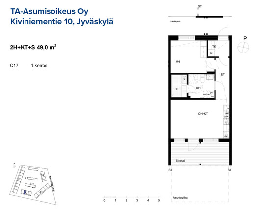 Asumisoikeusasunto Jyväskylä Haukkala Kaksio