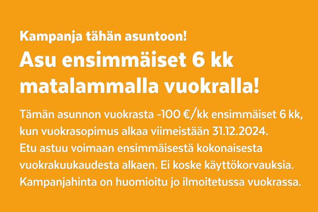 Vuokra-asunto Kirkkonummi Sarvvik Yksiö