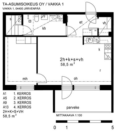 Asumisoikeusasunto Järvenpää Lepola Kaksio