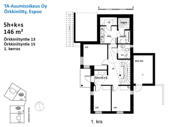 Asumisoikeusasunto Espoo Kalajärvi 5 +