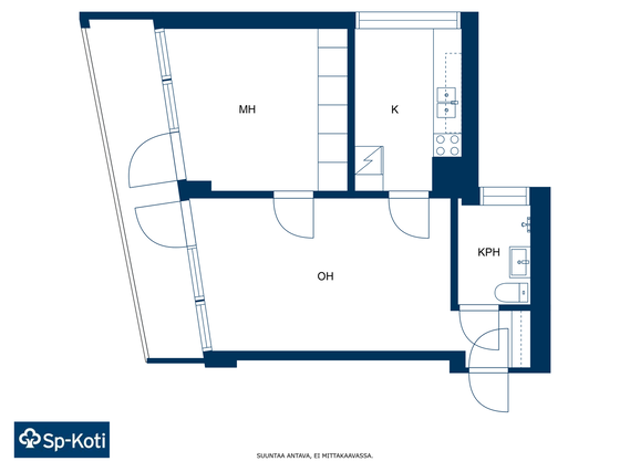 Rental Kouvola Keskusta 2 rooms