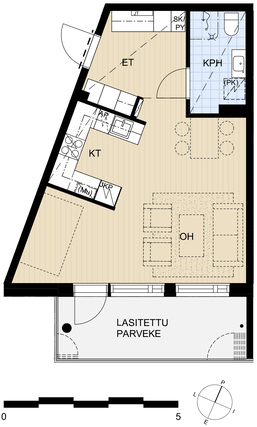 Rental Espoo Painiitty 1 room -