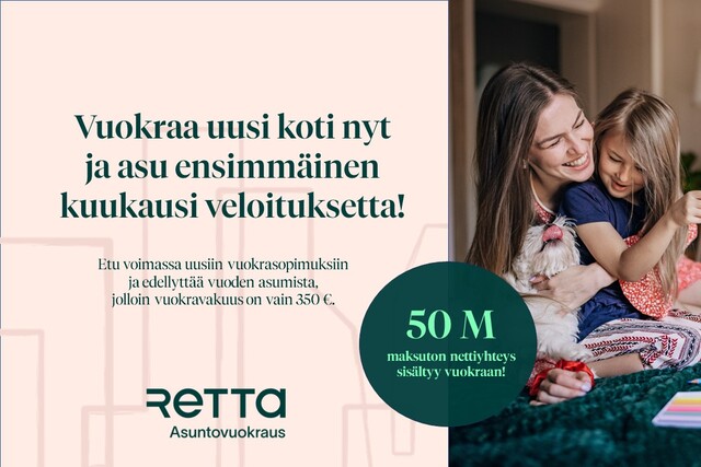 Rental Vantaa Hakunila 1 room -