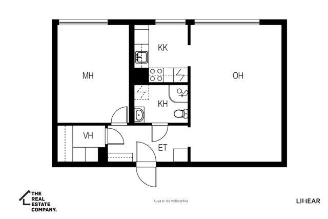 Vuokra-asunto Lahti Tonttila Kaksio Yleiskuva