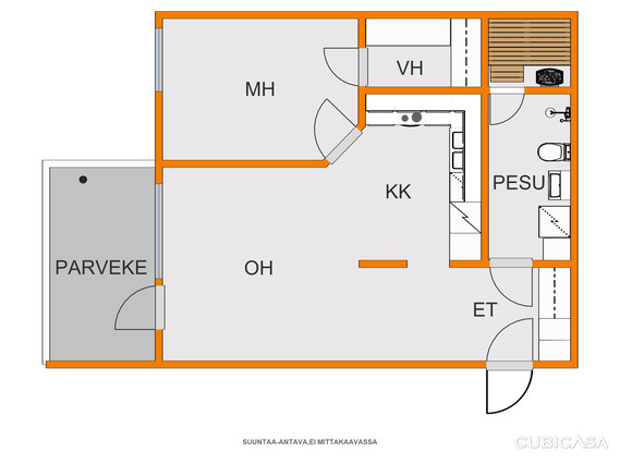 Rental Jyväskylä Rasinrinne 2 rooms