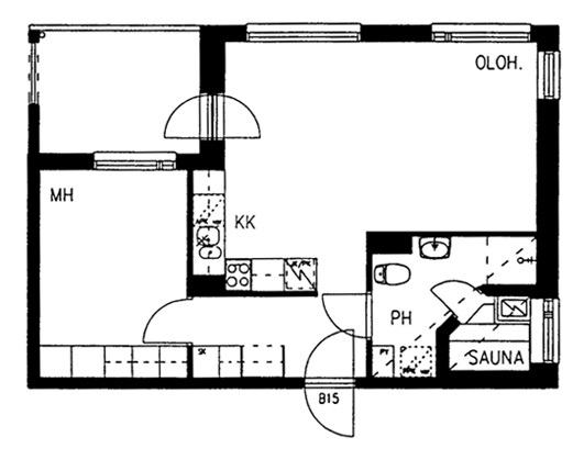 Asumisoikeusasunto Lahti Kartano Kaksio