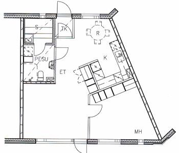 Right of occupancy apartment Vantaa Asola 2 rooms