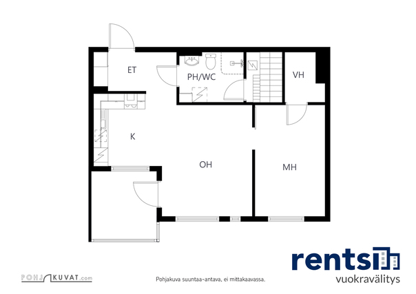 Rental Hämeenlinna Keskusta 2 rooms