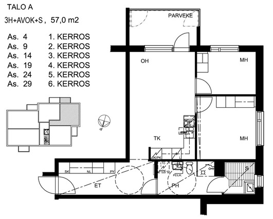 Asumisoikeusasunto Turku Runosmäki 3 huonetta