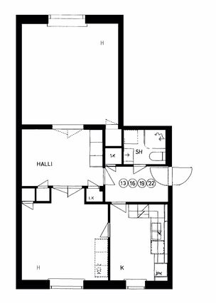 Rental Kuopio Männistö 3 rooms