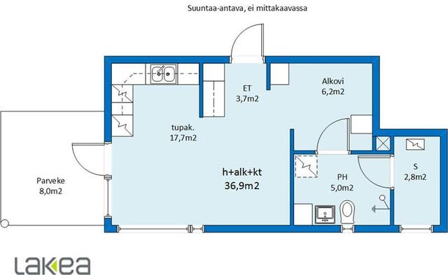 Rental Lapua Keskusta 1 room