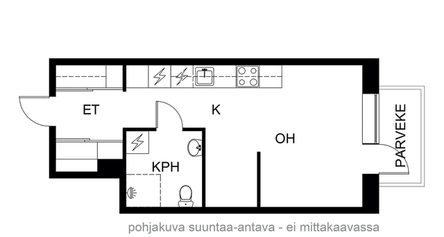 Vuokra-asunto Tampere Ranta-Tampella Yksiö