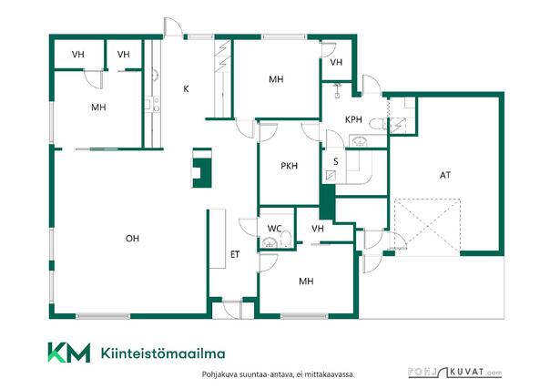 Vuokra-asunto Rovaniemi Saarenkylä 4 huonetta