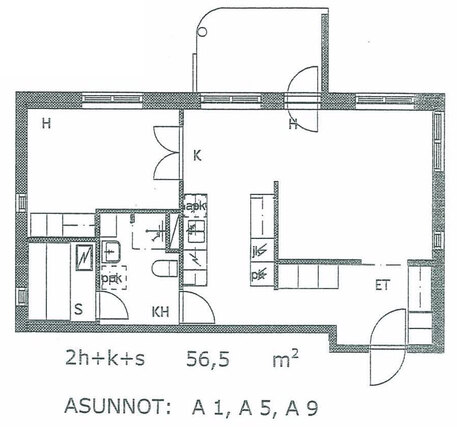 Asumisoikeusasunto Vantaa Simonkylä Kaksio