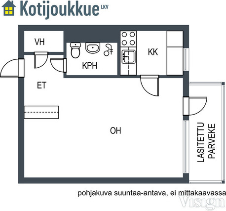 Vuokra-asunto Hämeenlinna Sairio Yksiö