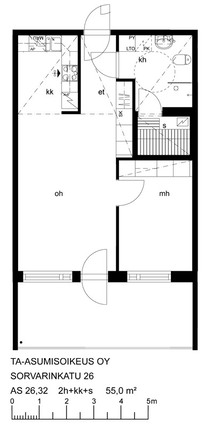 Asumisoikeusasunto Lahti Hennala Kaksio