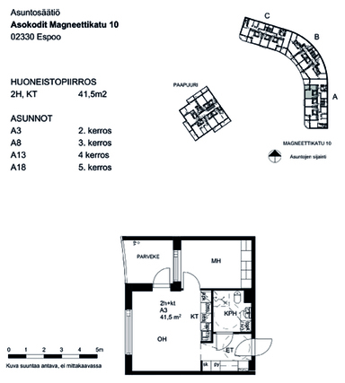 Asumisoikeusasunto Espoo Saunalahti Kaksio