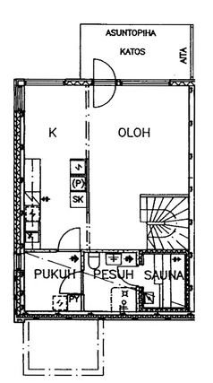 Asumisoikeusasunto Espoo Mankkaa 4 huonetta