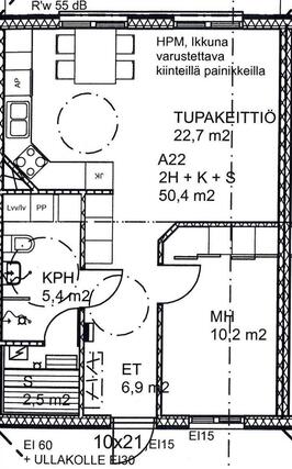 Vuokra-asunto Pori Viikinäinen Kaksio