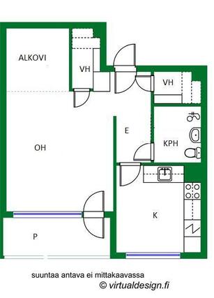 Vuokra-asunto Riihimäki Keskusta Yksiö