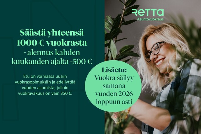 Vuokra-asunto Vantaa Leinelä Kaksio -