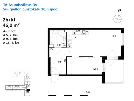 Asumisoikeusasunto Espoo Henttaa Kaksio