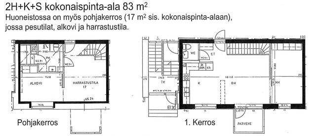 Vuokra-asunto Oulu Laanila Kaksio Julkisivukuva