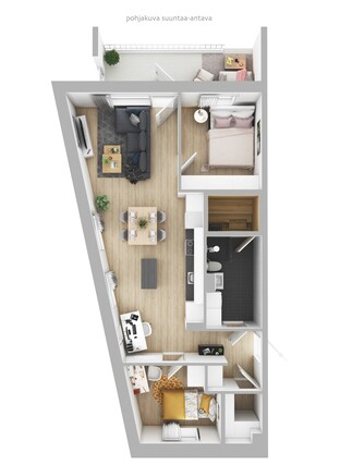 Rental Espoo Painiitty 3 rooms -