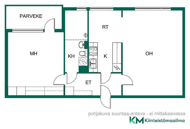 Vuokra-asunto Lahti Metsäkangas Kaksio