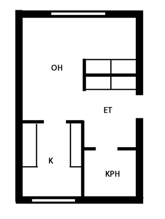 Vuokra-asunto Naantali Keskusta Yksiö Yleiskuva