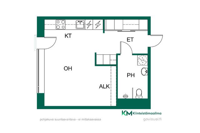 Vuokra-asunto Tampere Ranta-Tampella Yksiö