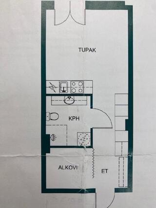 Vuokra-asunto Jyväskylä Keskusta Yksiö Julkisivu teatterin suuntaan