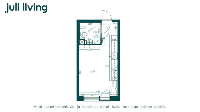 Vuokra-asunto Tampere Lamminpää Kaksio