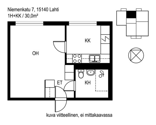 Vuokra-asunto Lahti Ankkuri Yksiö Kampanja