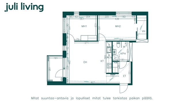 Vuokra-asunto Tampere Tesoma 3 huonetta