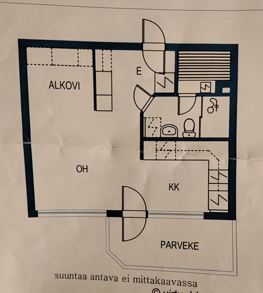 Vuokra-asunto Savonlinna Pääskylahti Yksiö