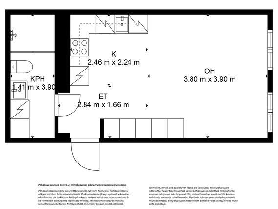 Vuokra-asunto Helsinki Kamppi Yksiö