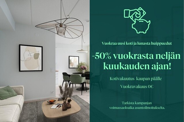 Vuokra-asunto Kirkkonummi Sundsberg 3 huonetta -