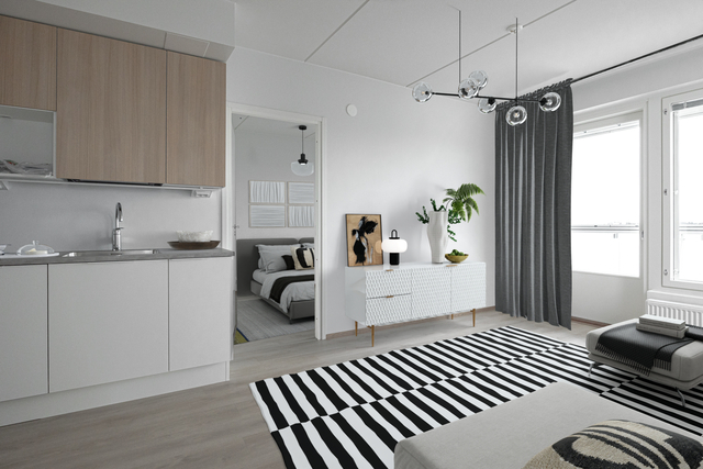 Rental Helsinki Lassila 3 rooms -