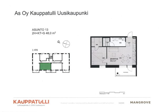 Rental Uusikaupunki Ketunkallio 2 rooms